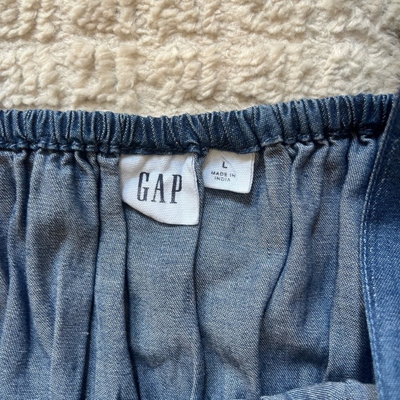 Gap Blue Denim Dress size large - Picture 4 of 6